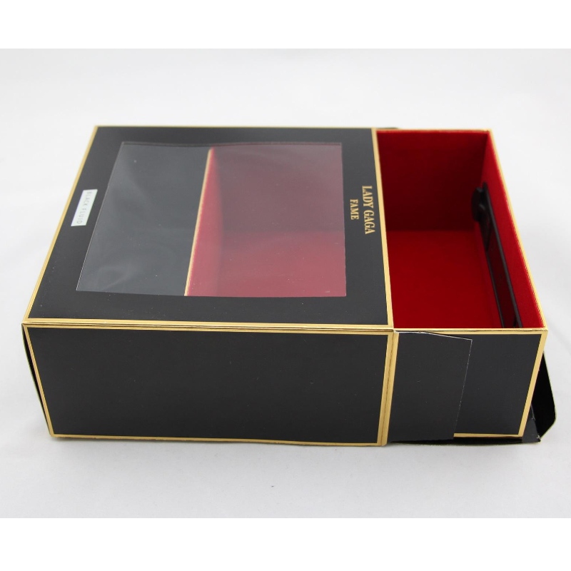 caixa de presente de papel cartão branco para cosméticos perfume de jóias com alça
