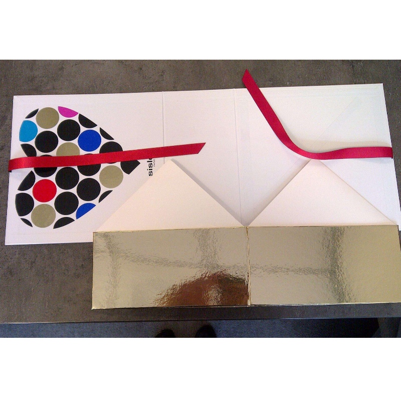 caixa de presente de papel cartão branco para cosméticos perfume de jóias com alça